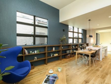 アキュラホームのリビング施工事例